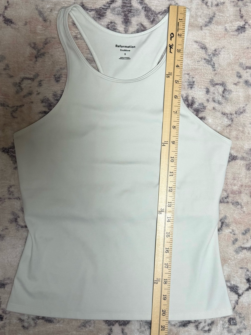 Reformation Whitney Ecomove Tank Cream Size Small - Picture 7 of 7